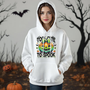 Halloween zu Niedlich, Coquette Pumpkin zu spreche Hoodie