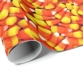 HALLOWEEN ZUCKERMAIS GESCHENKPAPIER