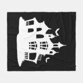 Halloween Zuhause Fleecedecke (Vorderseite (Horizontal))