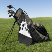 Halloween Zuhause Golfhandtuch (Gras)