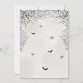 Halloween zum Geburtstag Einladung (Rückseite)