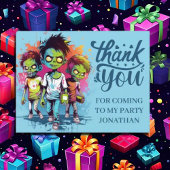 Halloween zum Zombie-Thema DANKE IHNEN Postkarte