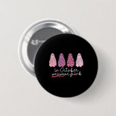 Halloween zur Unterstützung von Krebs Button (Vorne & Hinten)