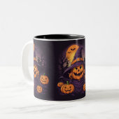 Halloween- Zweifarbige Tasse (Vorderseite Links)