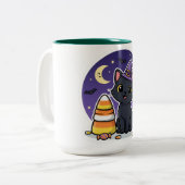 Halloween Zweifarbige Tasse (Vorderseite Links)