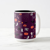 Halloween Zweifarbige Tasse (VorderseiteRechts)