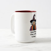 Halloween Zweifarbige Tasse (Vorderseite Links)