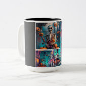 Halloween Zweifarbige Tasse (Vorderseite Links)