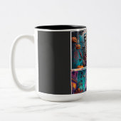 Halloween Zweifarbige Tasse (Links)