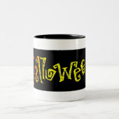 Halloween Zweifarbige Tasse (Mittel)