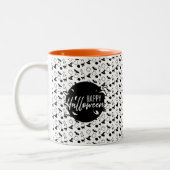 Halloween zweifarbige tasse (Links)
