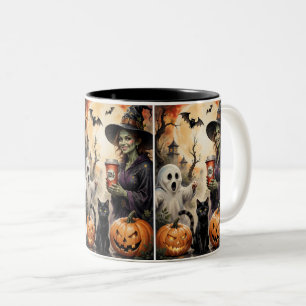 Halloween Zweifarbige Tasse
