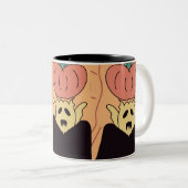 Halloween zweifarbige tasse (VorderseiteRechts)