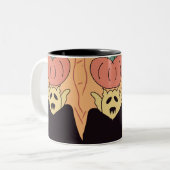 Halloween zweifarbige tasse (Vorderseite Links)