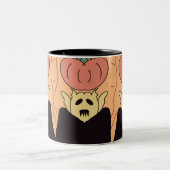 Halloween zweifarbige tasse (Mittel)