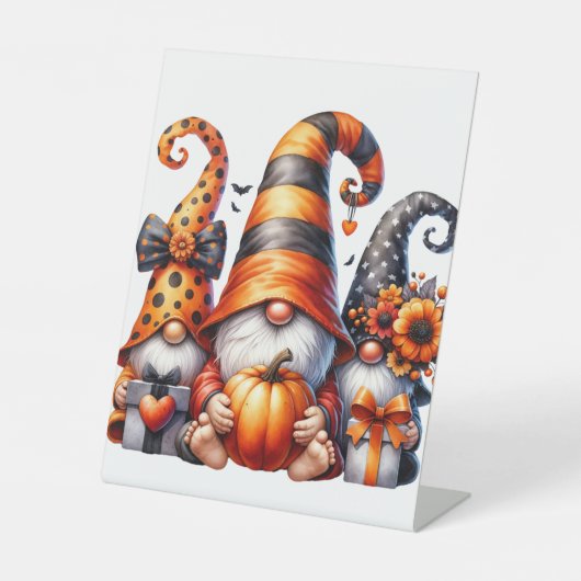 Halloween-Zwerge Sockelschild (Vorderseite)