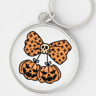 Halloween, Zwilling Gruselpumpkins mit Schädel-Sch Schlüsselanhänger