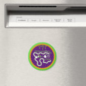 Halloweenathon Game Board Circle mit Geistern Magnet (In Situ (Geschirrspüler))