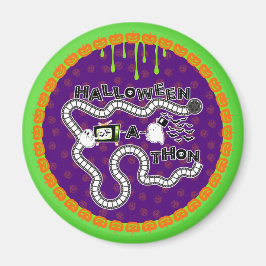 Halloweenathon Game Board Circle mit Geistern Magnet