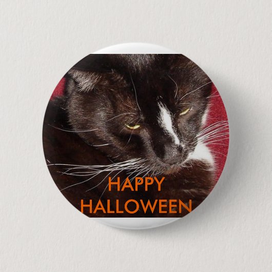 HALLOWEENCAT BUTTON (Vorderseite)