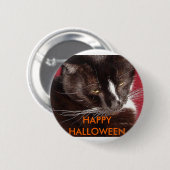 HALLOWEENCAT BUTTON (Vorne & Hinten)
