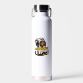 Halloweenie Funny Halloween-Dackel als Dressing Trinkflasche (Vorne)