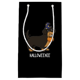 Halloweenie Lustiger Wursthund Wortspiel Dunkler H Kleine Geschenktüte