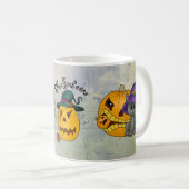Halloweenkürbis Kaffeetasse (VorderseiteRechts)