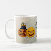 Halloweenkürbis Kaffeetasse (Links)