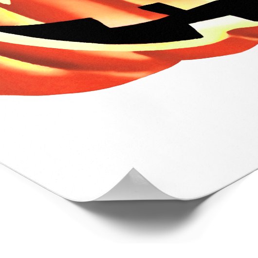 Halloweenkürbis Poster (Ecke)