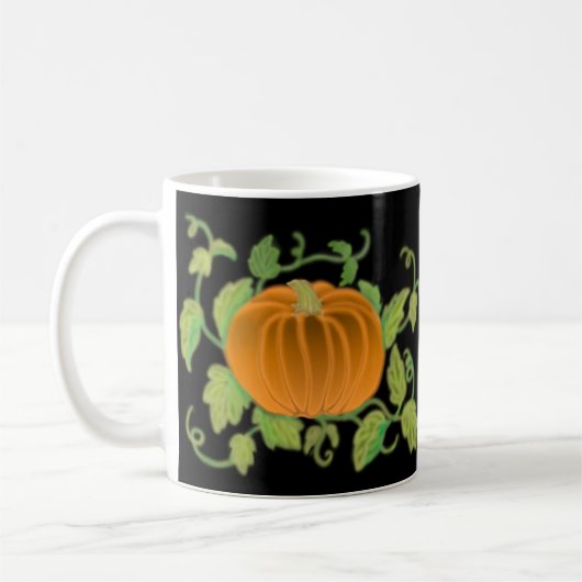 Halloweenkürbis-u. -geist-Tasse Kaffeetasse (Links)