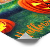 Halloweenkürbisse Poster (Ecke)