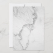 Halloweenmarmorhochzeits-Einladung Einladung (Rückseite)