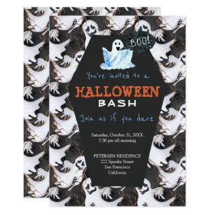 Lustige Geister Einladungen Halloween Party Zazzle De