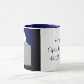 * Halloweenmond und -Grabstein gespenstisch Tasse (Zentrum)
