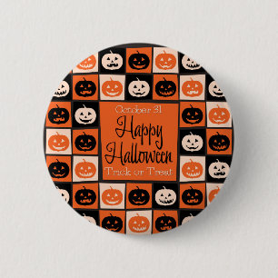 Halloweenmosaik Button