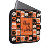 Halloweenmosaik Laptopschutzhülle (Vorne Rechts)