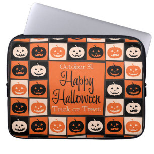 Halloweenmosaik Laptopschutzhülle