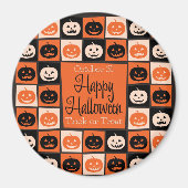 Halloweenmosaik Magnet (Vorne)