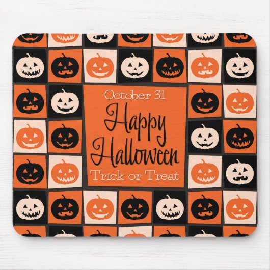Halloweenmosaik Mousepad (Vorne)