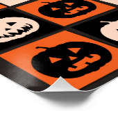 Halloweenmosaik Poster (Ecke)