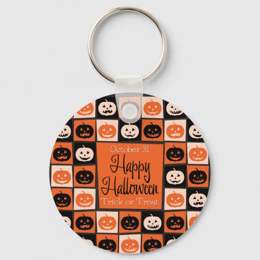 Halloweenmosaik Schlüsselanhänger (Vorderseite)