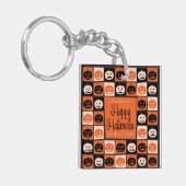 Halloweenmosaik Schlüsselanhänger (Vorderseite links)
