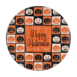Halloweenmosaik Schneidebrett