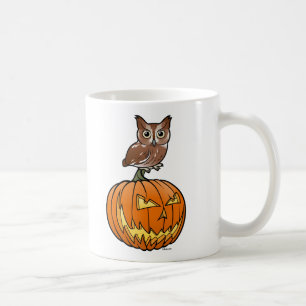 HalloweenostSchrei-Eule Kaffeetasse