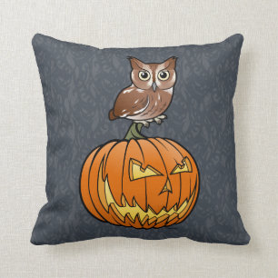 HalloweenostSchrei-Eule Kissen