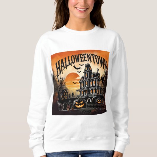 Halloweenown Spuk Mansion Sweatshirt (Vorderseite)