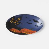 HalloweenpapierTeller Pappteller (Schrägansicht)