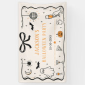 Halloweenparty Banner (Vertikal)