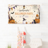 Halloweenparty banner (Insitu)